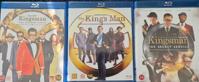 Kingsman 3kpl -Blu-Ray