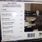 CD GUY BOVET : A l'orgue de cinema (Wurlitzer) SIGNED - pikkukuva 2