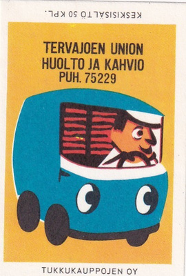 Tervajoki. Tervajoen UNION huolto ja kahvio ,  b417