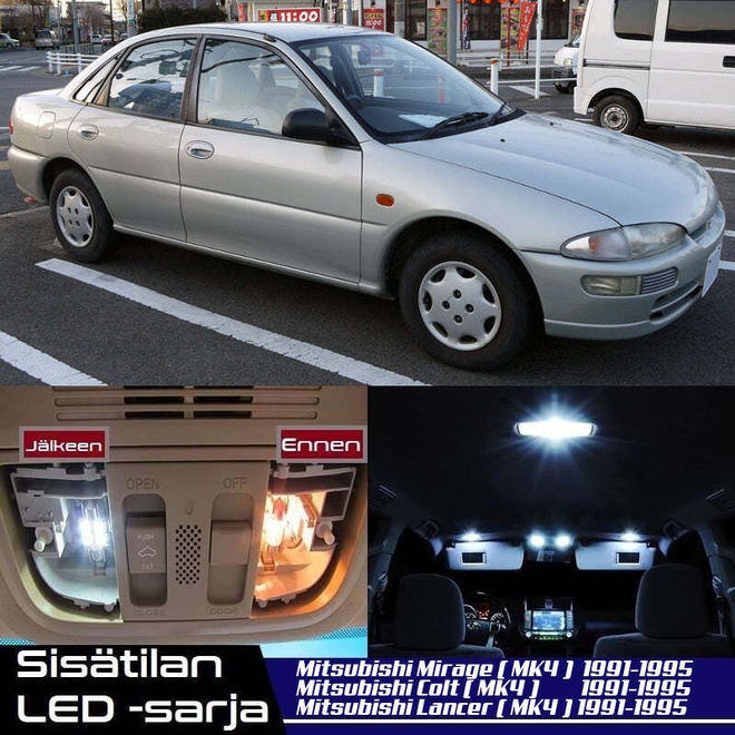 Mitsubishi Mirage / Lancer Sisätilan LED-sarja 5