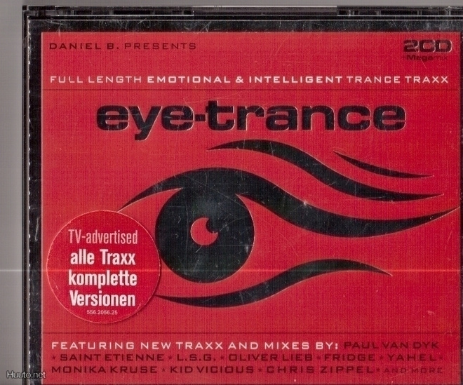 EYE-TRANCE - 3 CD kokoelma (mm. Paul Van Dyk, Saint Etienne,