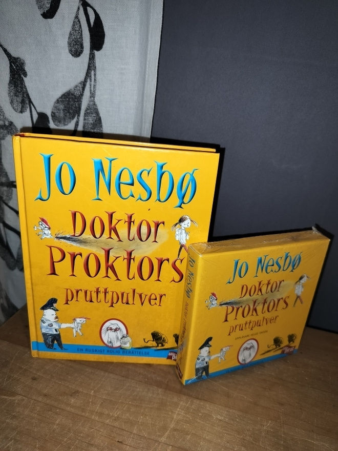 Jo Nesbø - Doktor Proktors pruttpulver  Uusi äänikirja+Kirja