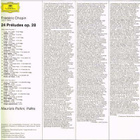 Chopin - Maurizio Pollini – 24 Préludes Op. 28 (v. 1975) LP - pikkukuva 2