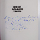 Kalevi Tilli : Kahden maailman välissä (signeerattu, teki... - pikkukuva 3