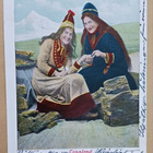 Lappi, kaksi leidiä kansanpuvuissa, p. 1904 - pikkukuva 1