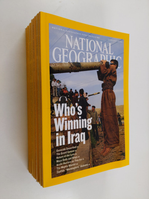 National Geographic vuosikerta 2006 (1-12, puuttuu nro 6)