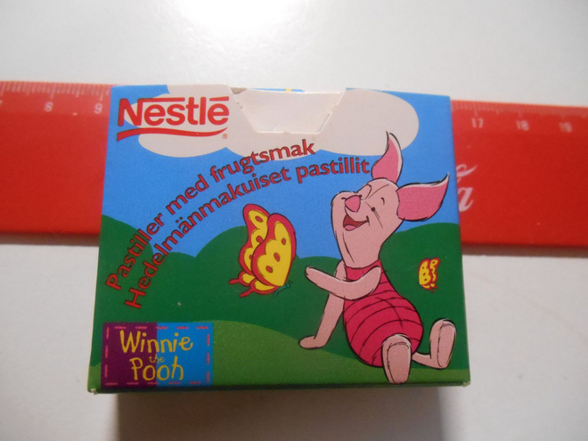 Nalle Puh Nestle Hedelmäpastillit  karkkiaski