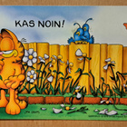 Jim Davis: Karvinen pureskelee kukkaa, käsipostia - pikkukuva 1
