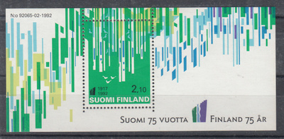 1992 Suomi 75 vuotta LAPE BL9 **