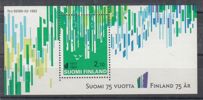 1992 Suomi 75 vuotta LAPE BL9 **
