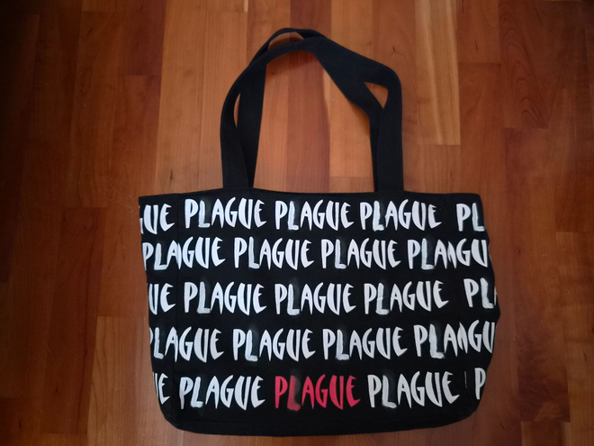 Kangaslaukku, musta  (#3523)