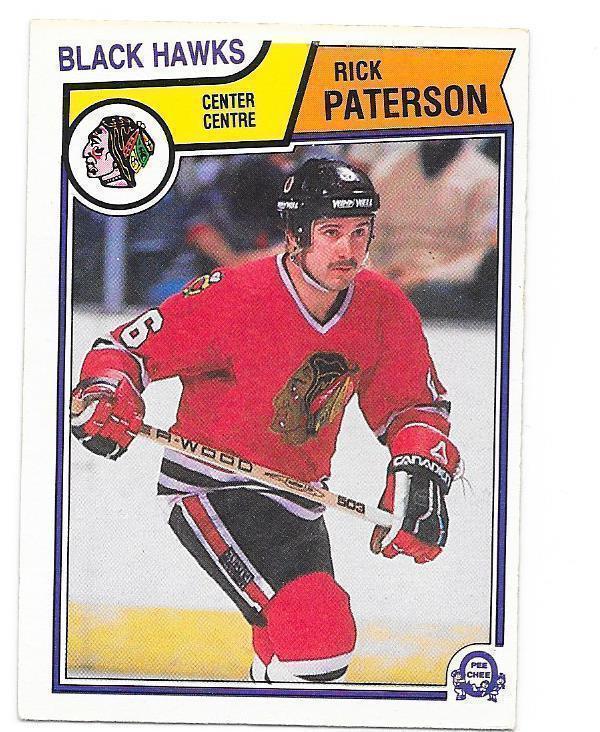 1983-84 OPC #109 Rick Paterson Chicago Blackhawks
