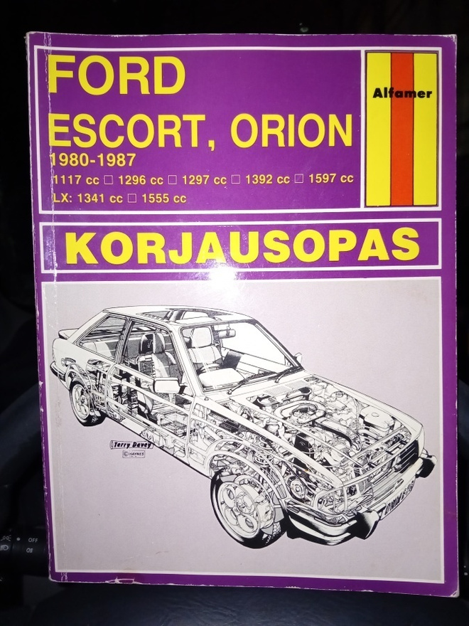 Korjausopas Ford Escort , Orion 1980-1987 ( SIS POSTIKULU