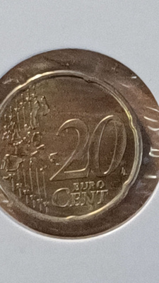 Suomi virhe 20c 2002 kruunussa ylimääräistä