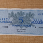 5 Markkaa 1963 Litt B / Q 1335350 Lim - Koi KL 8 - pikkukuva 3