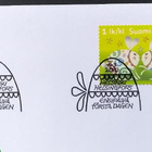 "Pääsiäiskaksoset" -merkin FDC-kuori 2010, ei kulk. - pikkukuva 2