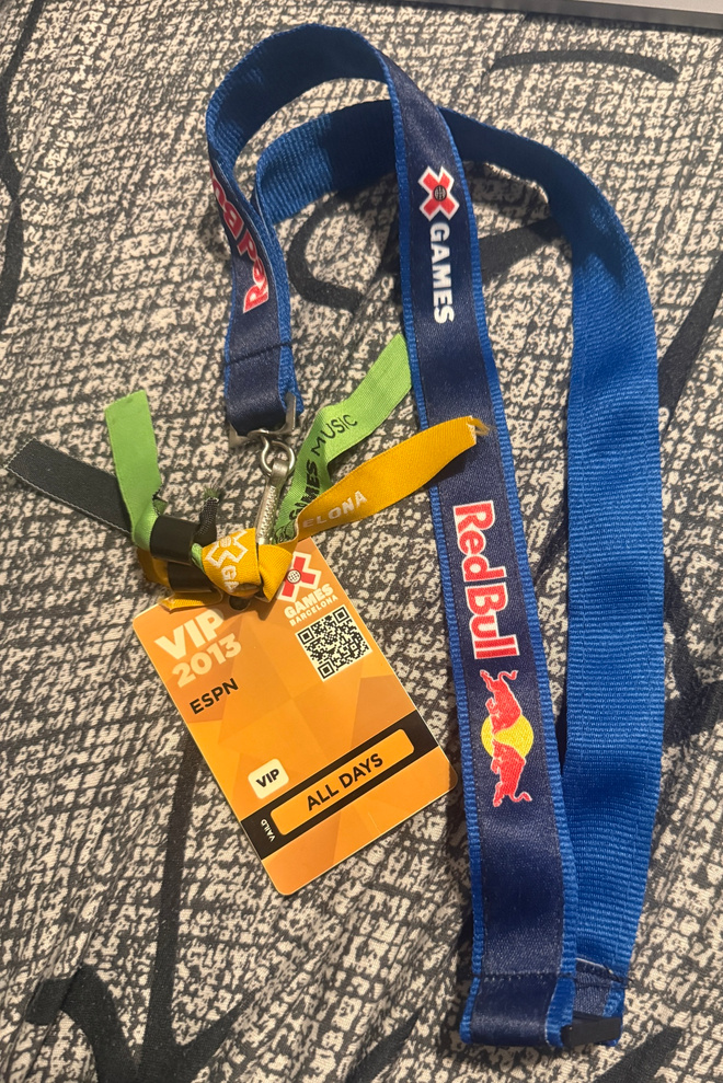 AVAINNAUHA / LANYARD - X-GAMES 2013 ESPN VIP