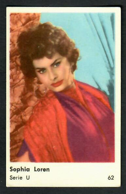 Keräilykuva - Sophia Loren Serie U 62