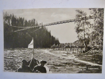 VANHA Postikortti Oulunjoki 1930-l