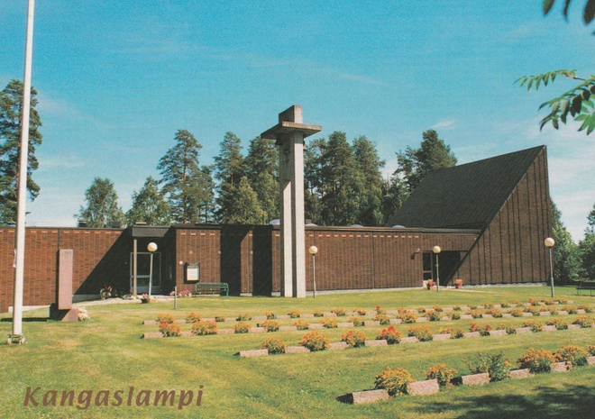 KIRKKOKORTTI - KANGASLAMMIN KIRKKO - 1