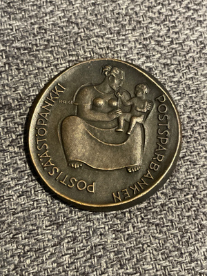 Postisäästöpankin 75-vuotisjuhlamitali 1961