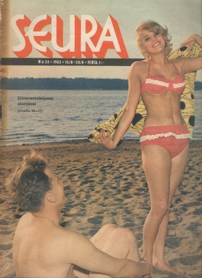 Seura n:o 33 1963 Ulla Väre. Autolautat. Erkki. Kalle.