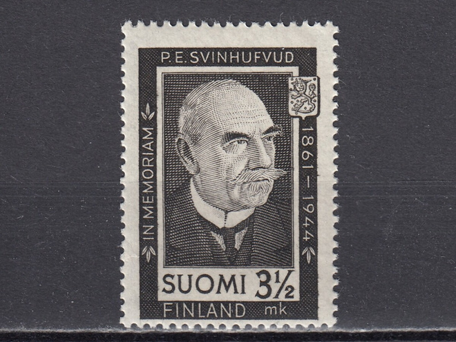 1944 Lape 284 Presidentti Svinhufvudin surumerkki **