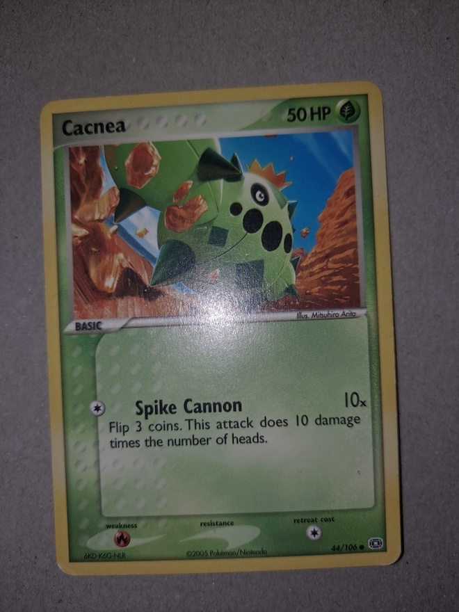 Cacnea 44/106 EX Emerald common card