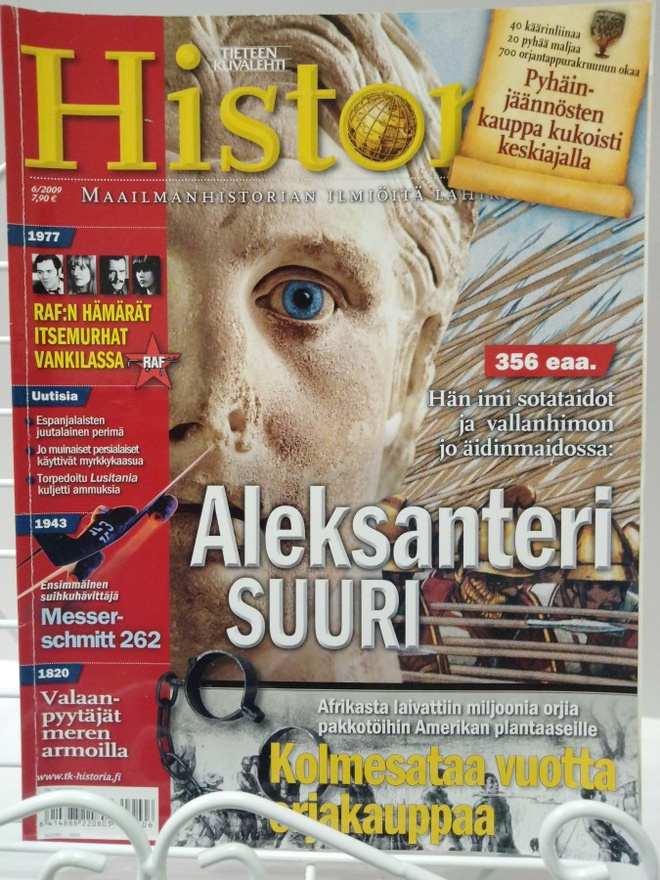 Historia lehti 6 2009 Tieteen Kuvalehti