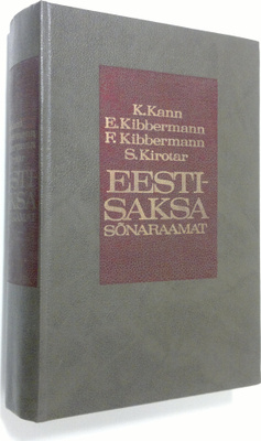 K. Kann : Eesti-Saksa sonaraamat = Estnisch-Deutsches wör...