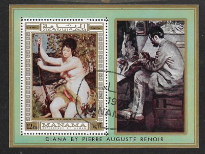 Ajman / Manama - Diana 1970 (Mic. 276 ; Bl. 60A) O