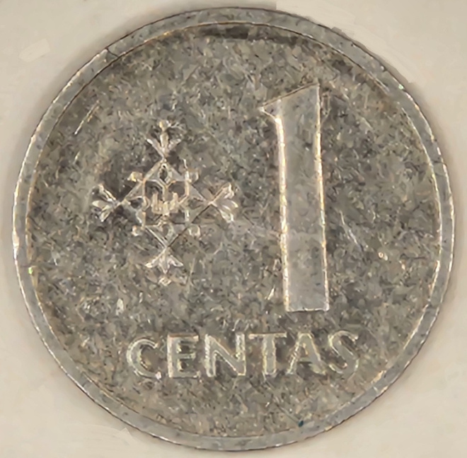 Liettua 1 Centas 1991