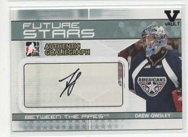 Drew Owsley 09-10 ITG BTP Goaliegraphs Vault Black A-DO