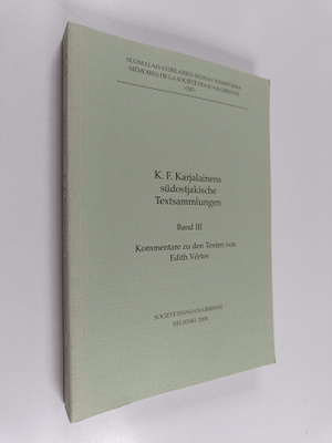 K. F. Karjalainen : K. F. Karjalainens sudostjakische Tex...