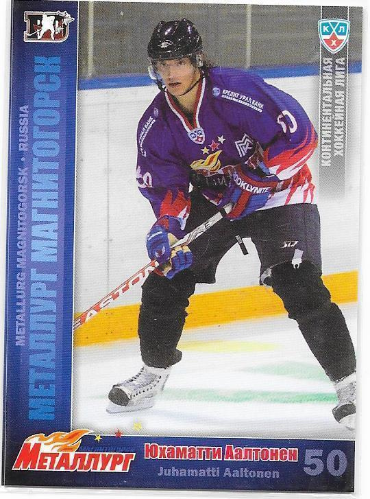 2010-11 KHL #11 Juhamatti Aaltonen Metallurg Kärpät