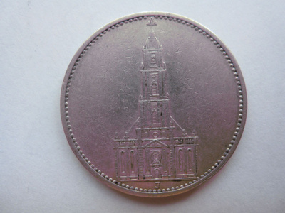 Natsi-Saksa 5 Reichsmark 1935