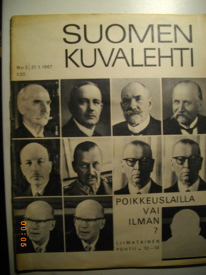 Suomen Kuvalehti Nro 3/1967 (27.1)