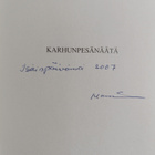 Martti Väisänen : Karhunpesänäätä : eränovelleja (signeer... - pikkukuva 3