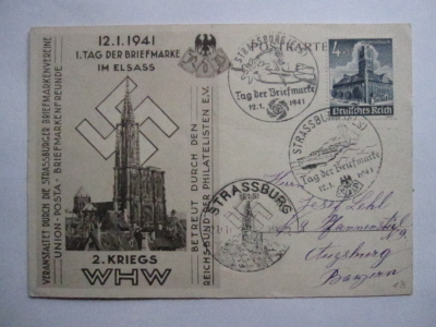 Natsi-Saksa postikortti 1941