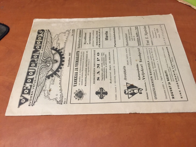 VETURIMIES LEHTI 1/1937