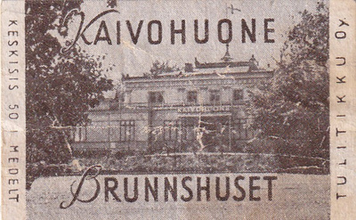 Helsinki. Kaivohuone , Brunnshuset b606
