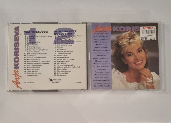 ARJA KORISEVA: ARJA KORISEVA 2 CD (VALITUT PALAT)