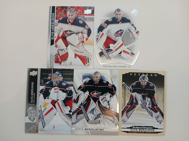 Elvis Merzlikins x 5kpl / Columbus Blue Jackets