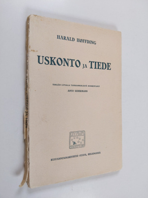 Harald Höffding : Uskonto ja tiede