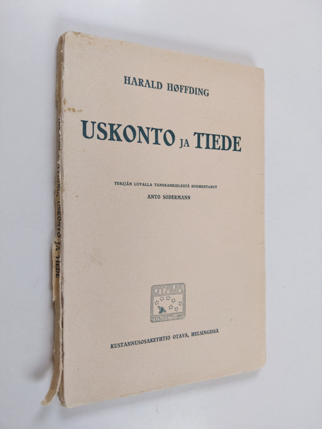 Harald Höffding : Uskonto ja tiede