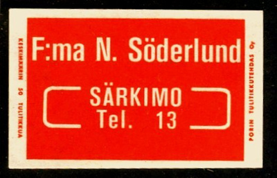 F:ma N. Söderlund, Särkimö