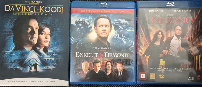 Da Vinci Koodi Trilogia -Blu-Ray