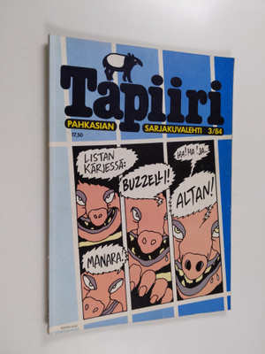 Tapiiri 3/84 : Pahkasian sarjakuvalehti