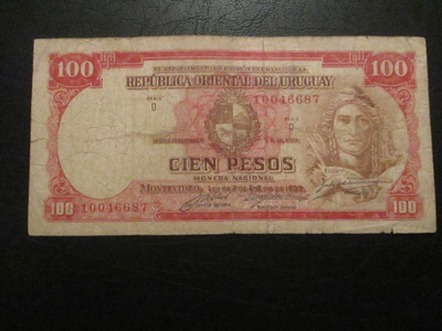 URUGUAY 10 PESOS 1939 (K12-S49)
