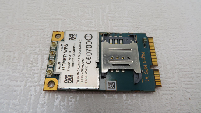 OPTION 3G WIFI GPS mini-PCI Express kortti RETRO